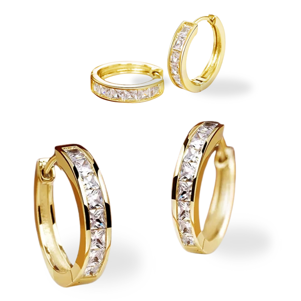 Huitan Classic Hoop Earrings – Simple and Elegant Jewelry Overflowing with Charm