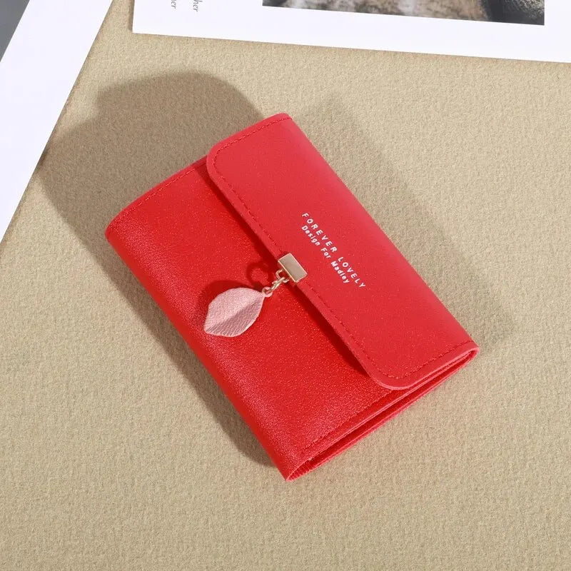 Trifold Coin Purse for Women and Minimalist Credit Card Holder: Elegance in the Details