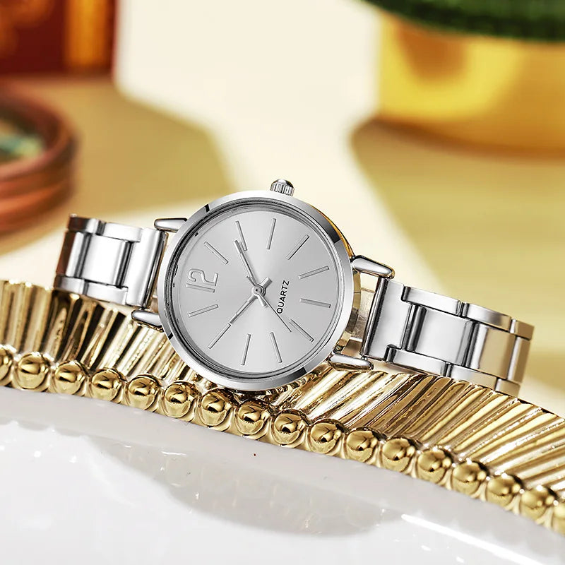 Golden Grace Duo Set: Watch and Bracelet