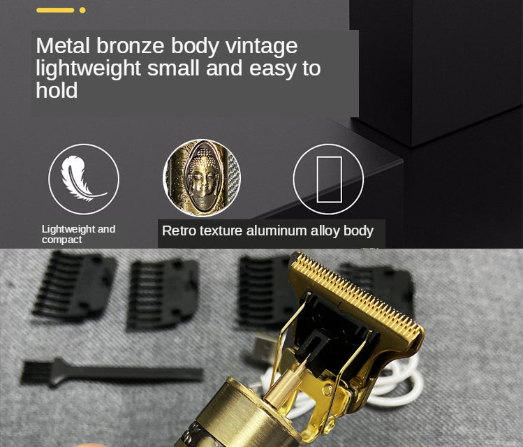 T9 Professional Hair Clipper – 0mm Precision Trimmer for Beard, Body & Hair Grooming