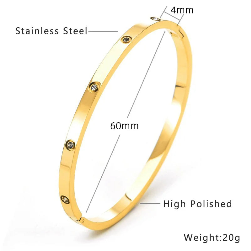 Timeless Platinum-Plated Bracelet with Elegant Classic Design