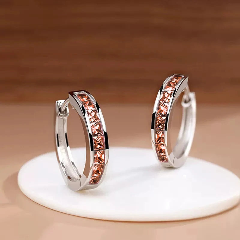 Huitan Classic Hoop Earrings – Simple and Elegant Jewelry Overflowing with Charm