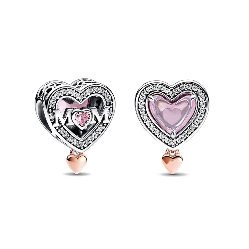 Accessories for bracelets made from 925 European silver, perfect for all family members and friends