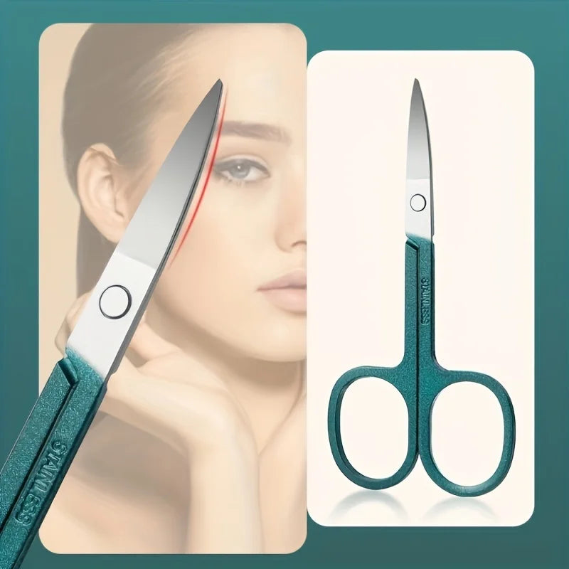 Luxury Stainless Steel Nail Care Kit – 7/10/12/18 Pieces with Chic Travel Case for On-the-Go Grooming