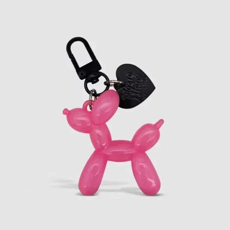 Korean Cute 3D Balloon Dog Keychain – Trendy and Playful Accessory for Mobile Phones