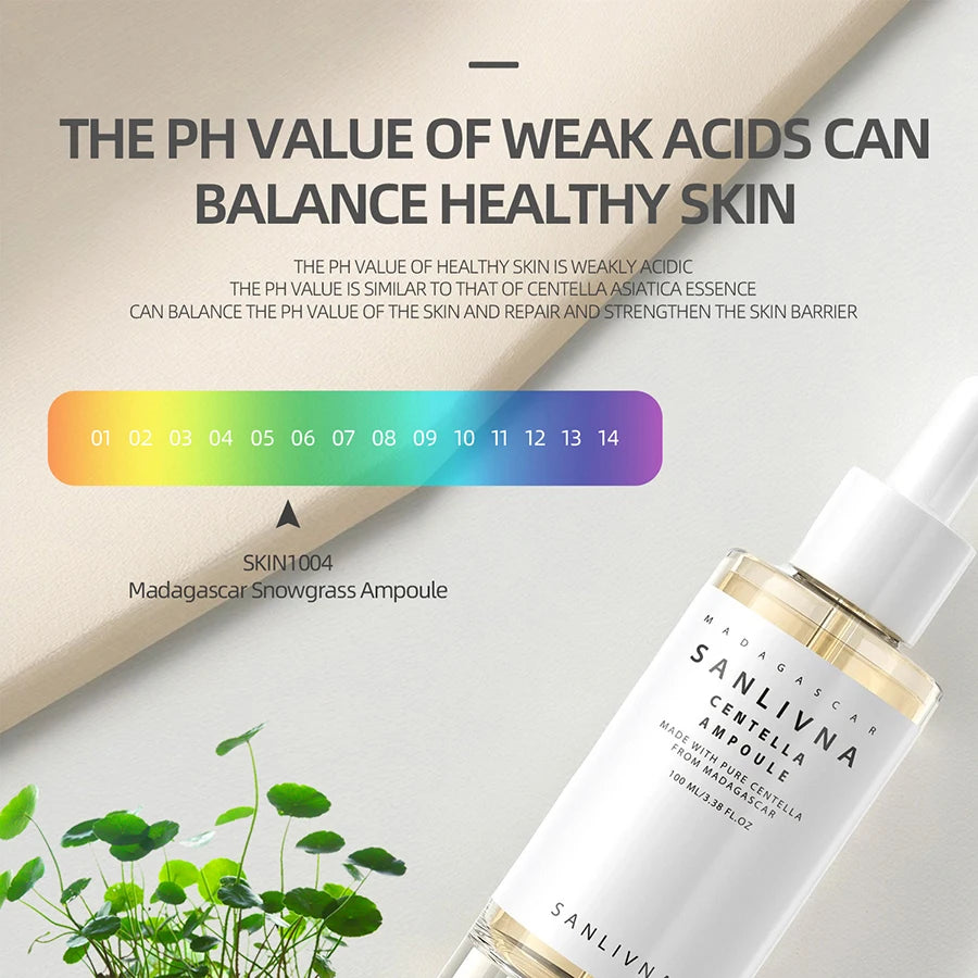 Madagascar Centella Asiatica Ampoule Facial Serum – Soothe Sensitive Skin with Luxurious Korean Glass Glow