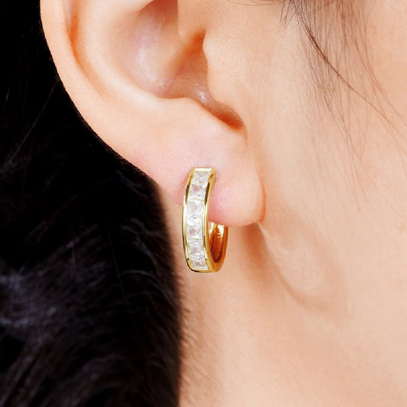 Huitan Classic Hoop Earrings – Simple and Elegant Jewelry Overflowing with Charm