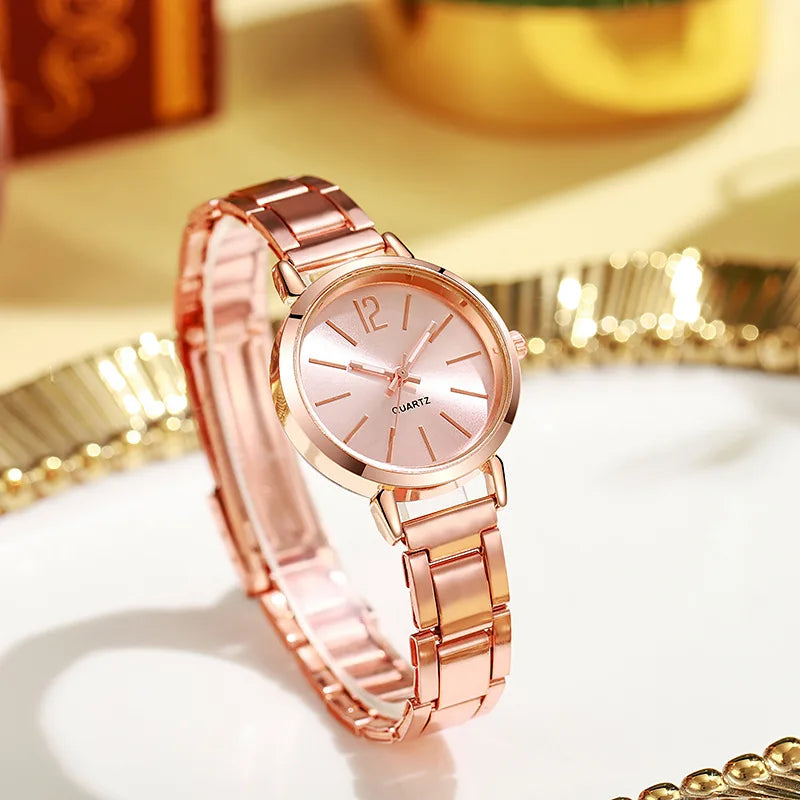 Golden Grace Duo Set: Watch and Bracelet