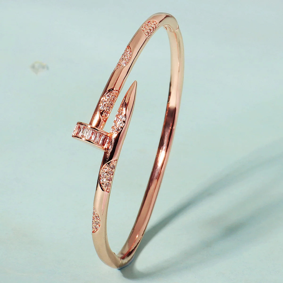 Miallo Royal Zircon Nail Bracelet – Luxury Women's Jewelry for Glamorous Events and Timeless Elegance