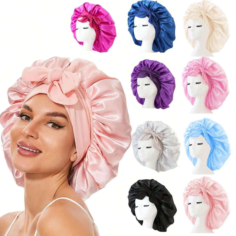 Elegant Sleeping Bonnet for Women & Men – Effortless Hair Protection