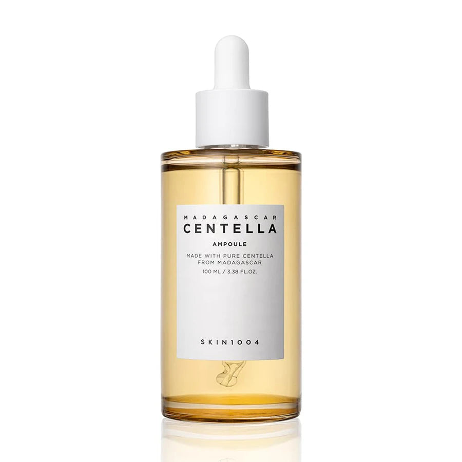 Madagascar Centella Asiatica Ampoule Facial Serum – Soothe Sensitive Skin with Luxurious Korean Glass Glow
