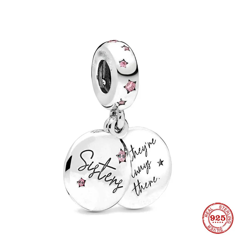 Accessories for bracelets made from 925 European silver, perfect for all family members and friends