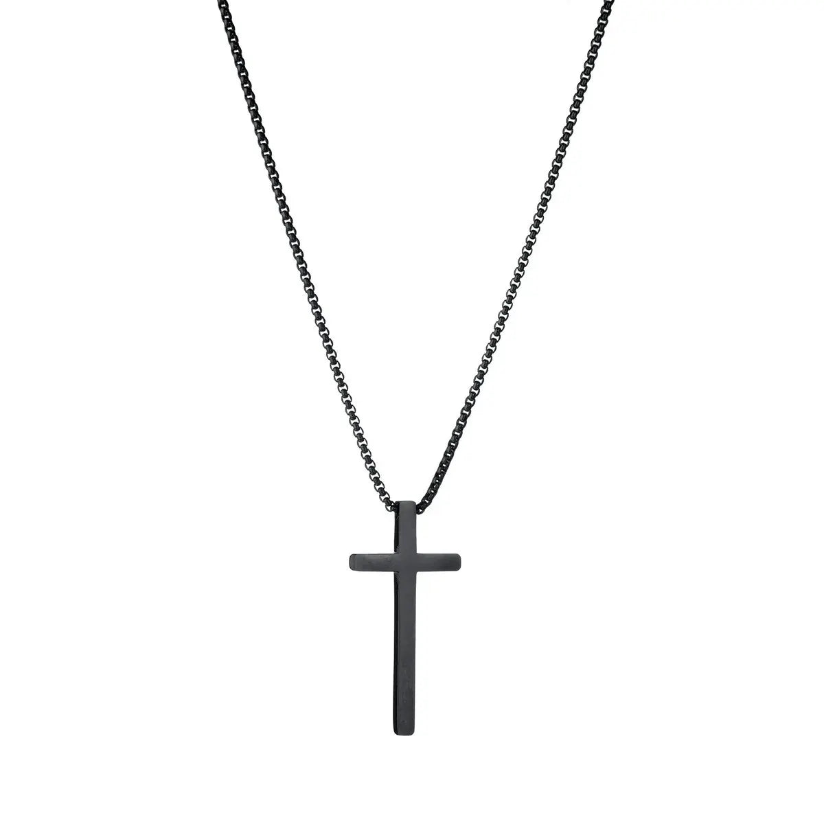 Timeless Elegance: Men's 6-Piece Accessory Set with Mechanical Watch and Cross Necklace