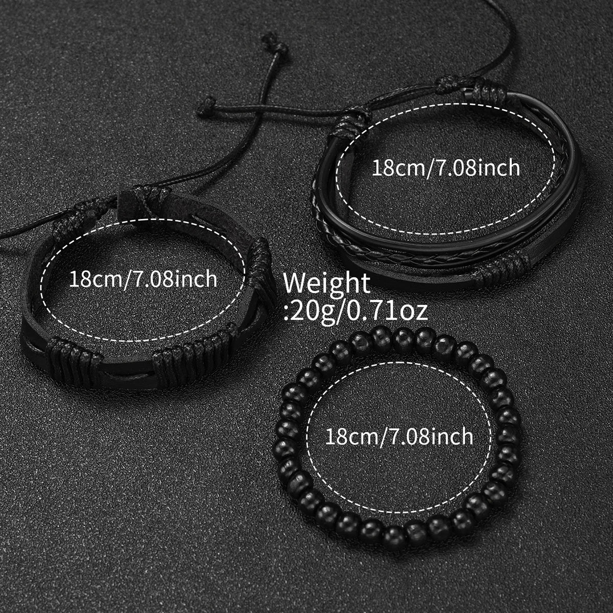 4/5PCS Stylish Men's Watch Set – Casual Nylon Strap Quartz Watches with Fashion Bracelets (No Box Included)