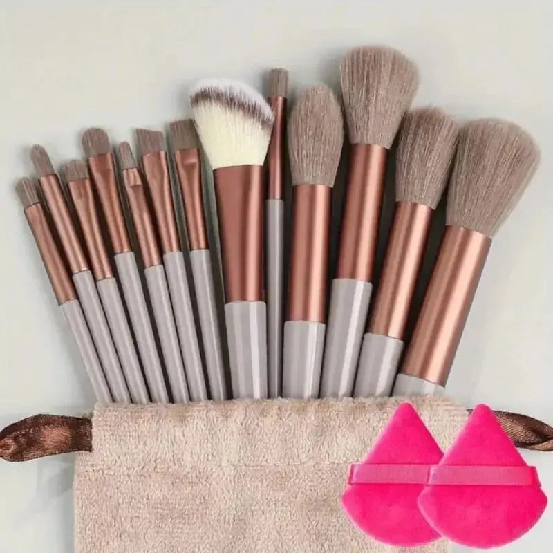 All-in-One Premium Brush Set – Perfect for Powder, Foundation, Eyeshadow & More