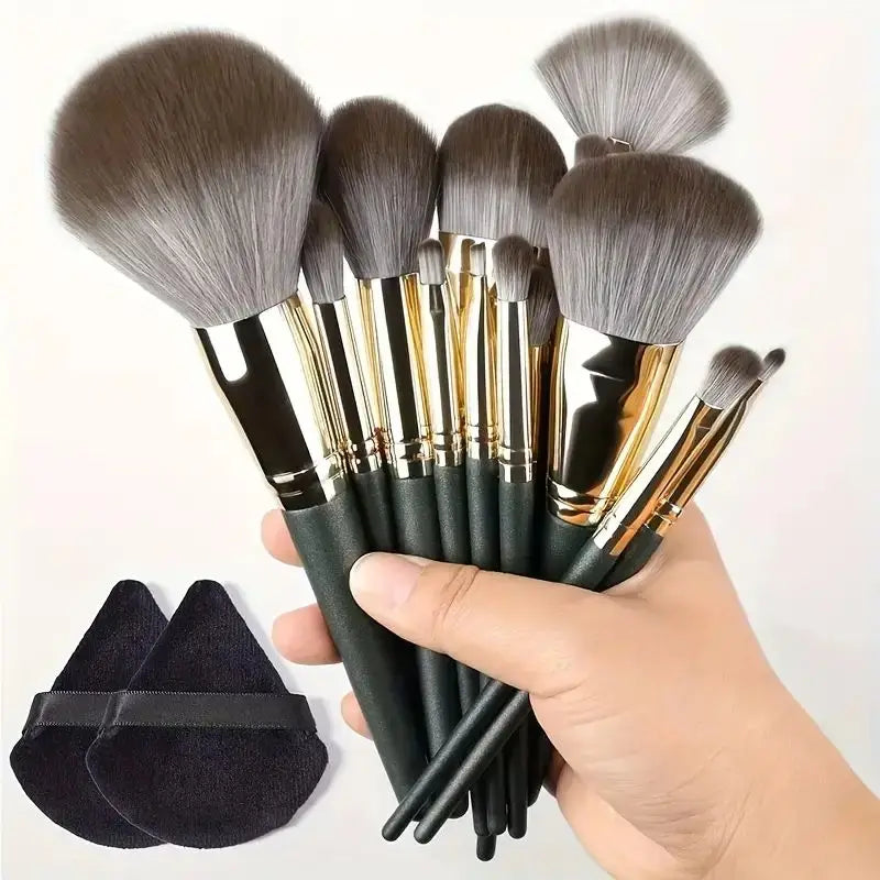All-in-One Premium Brush Set – Perfect for Powder, Foundation, Eyeshadow & More