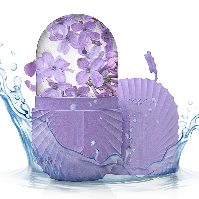 Elegant Silicone Ice Face Roller – Instant Cooling, Puffiness Relief & Pore Refinement Elegance