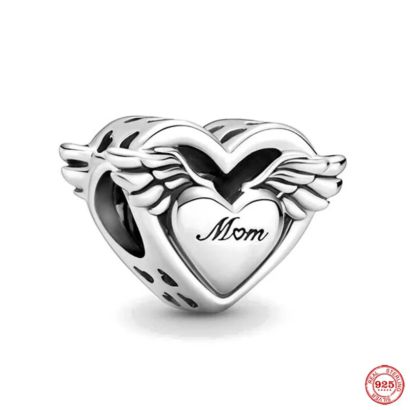 Accessories for bracelets made from 925 European silver, perfect for all family members and friends