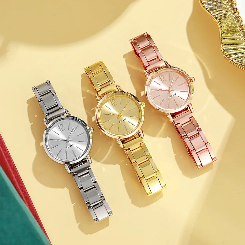 Golden Grace Duo Set: Watch and Bracelet