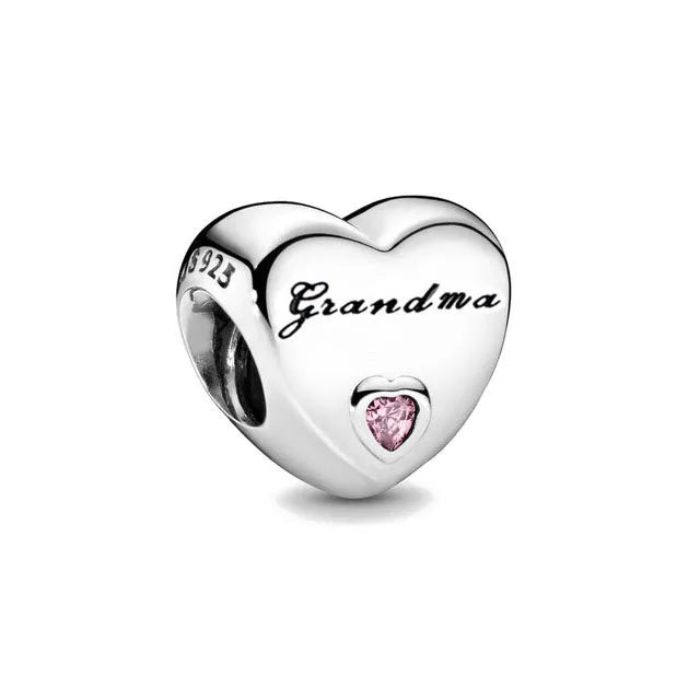 Accessories for bracelets made from 925 European silver, perfect for all family members and friends