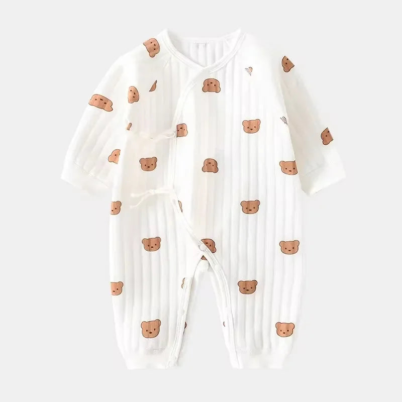Winter Baby Romper with Long Sleeves – Minimalist One-Piece Design for Timeless Warmth & Effortless Style