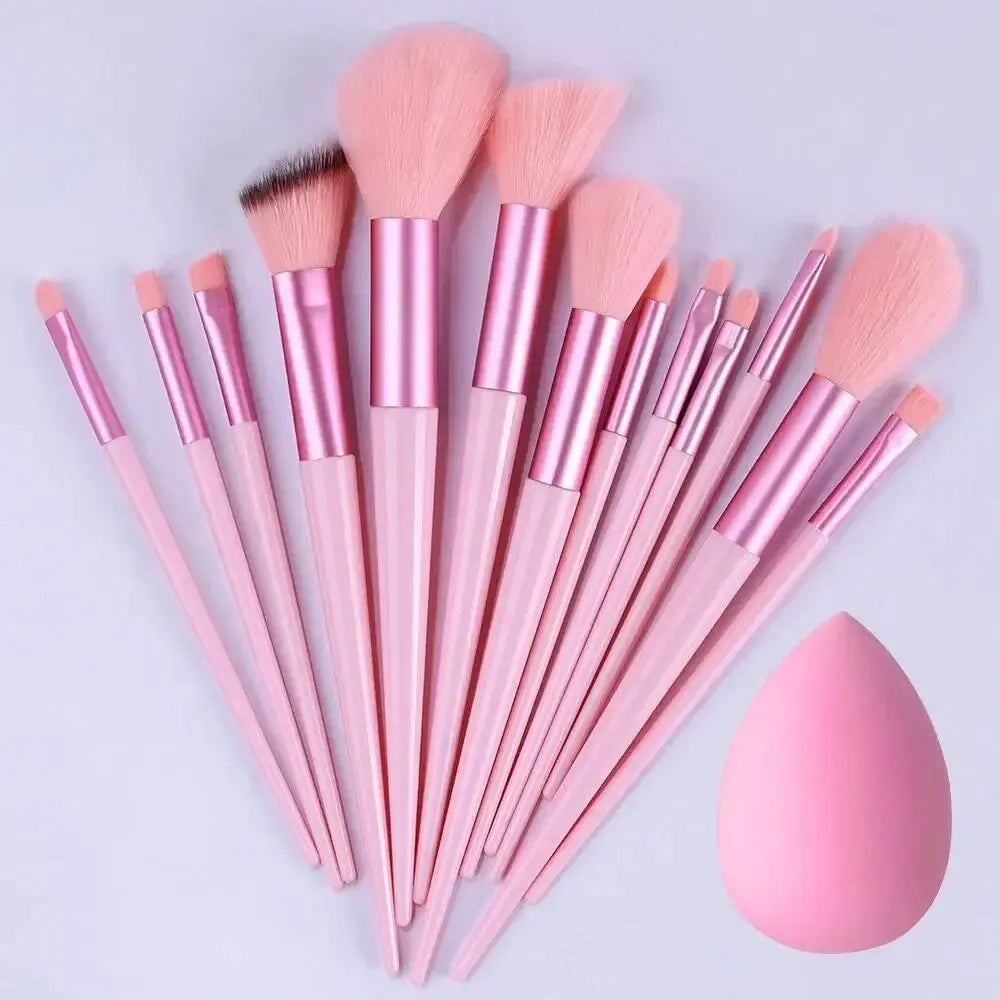 All-in-One Premium Brush Set – Perfect for Powder, Foundation, Eyeshadow & More