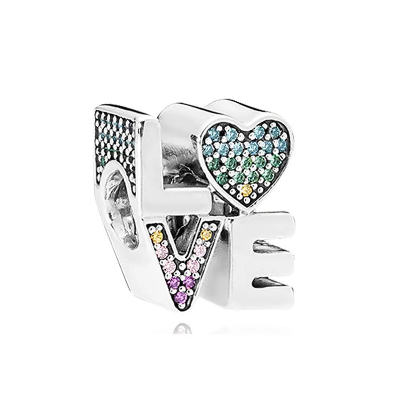 Accessories for bracelets made from 925 European silver, perfect for all family members and friends