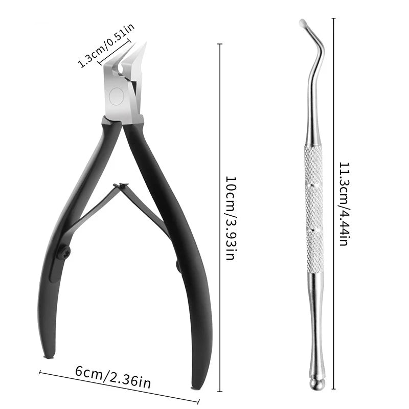 Professional Toenail Clipper for Ingrown and Thick Toenails - Medical-Grade Stainless Steel Tool