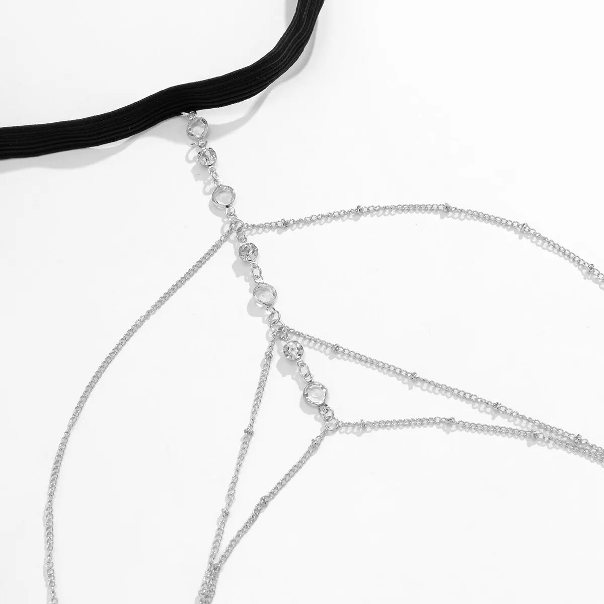 Bohemian Crystal Thigh Chain – Unique Summer Elegance with Sparkling Feminine Charm