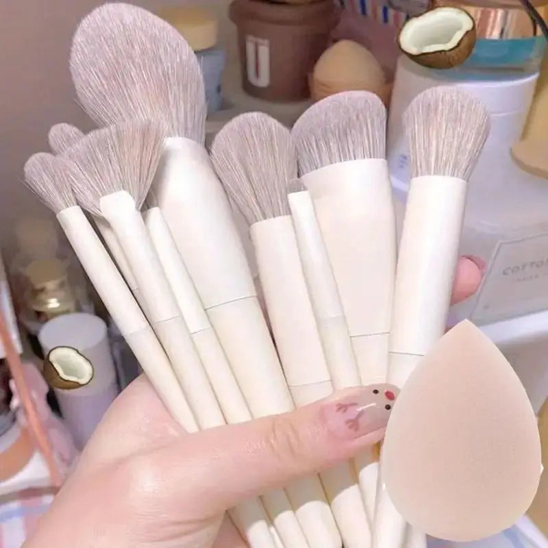 All-in-One Premium Brush Set – Perfect for Powder, Foundation, Eyeshadow & More