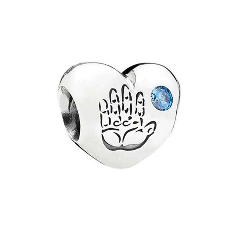 Accessories for bracelets made from 925 European silver, perfect for all family members and friends