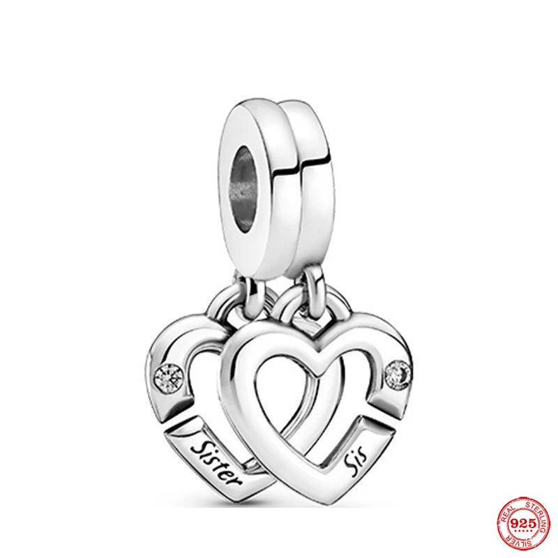 Accessories for bracelets made from 925 European silver, perfect for all family members and friends