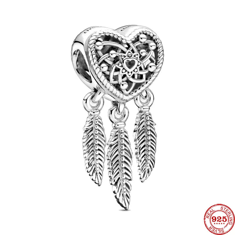 Accessories for bracelets made from 925 European silver, perfect for all family members and friends