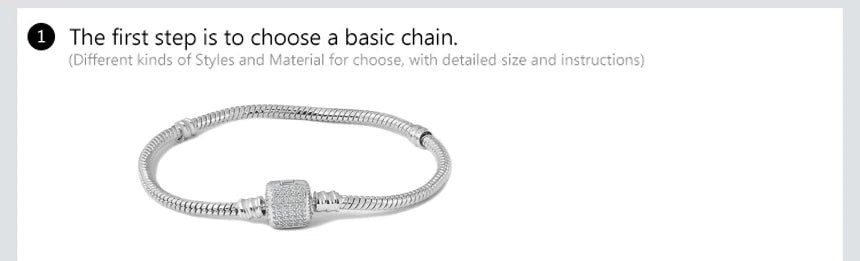 Accessories for bracelets made from 925 European silver, perfect for all family members and friends