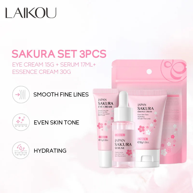 LAIKOU Luxury Set with Vitamin C & 24K Gold – Complete Glow & Premium Skincare Experience