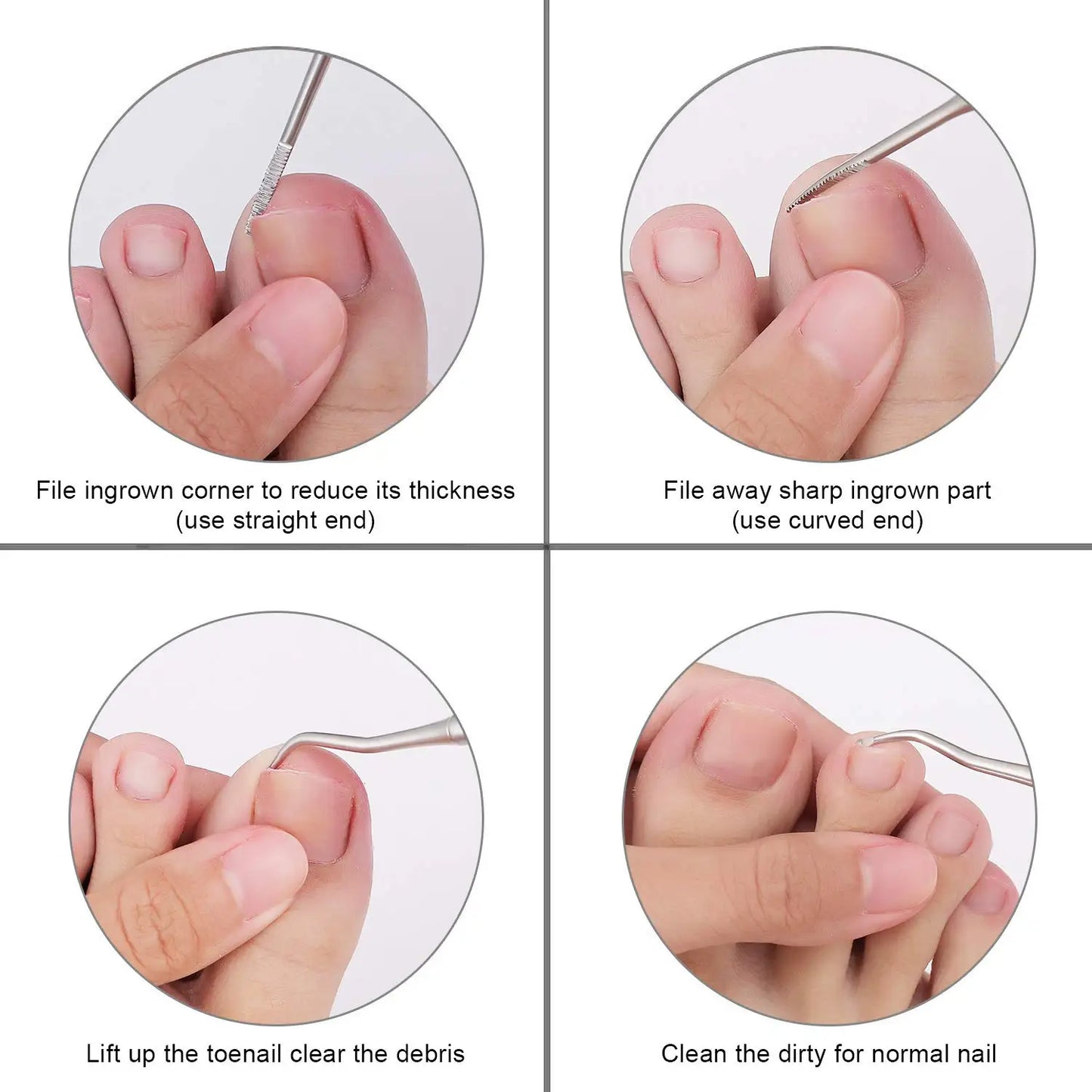 Professional Toenail Clipper for Ingrown and Thick Toenails - Medical-Grade Stainless Steel Tool