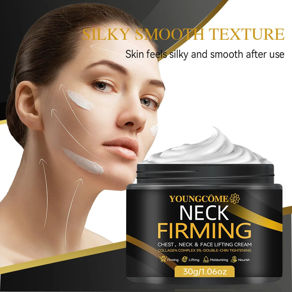 Refined Neck, Chest & Face Firming Cream – Professional Collagen & Retinol Blend for Deep Hydration and Enhanced Skin Elasticity