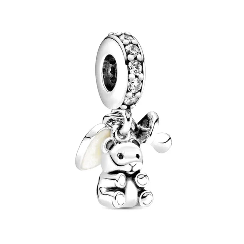Accessories for bracelets made from 925 European silver, perfect for all family members and friends