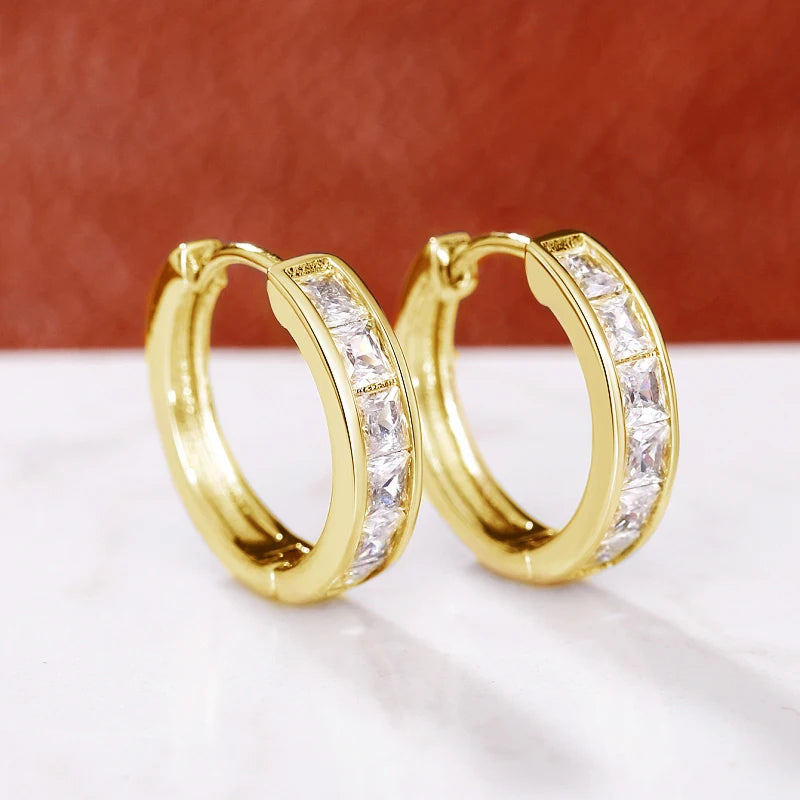 Huitan Classic Hoop Earrings – Simple and Elegant Jewelry Overflowing with Charm