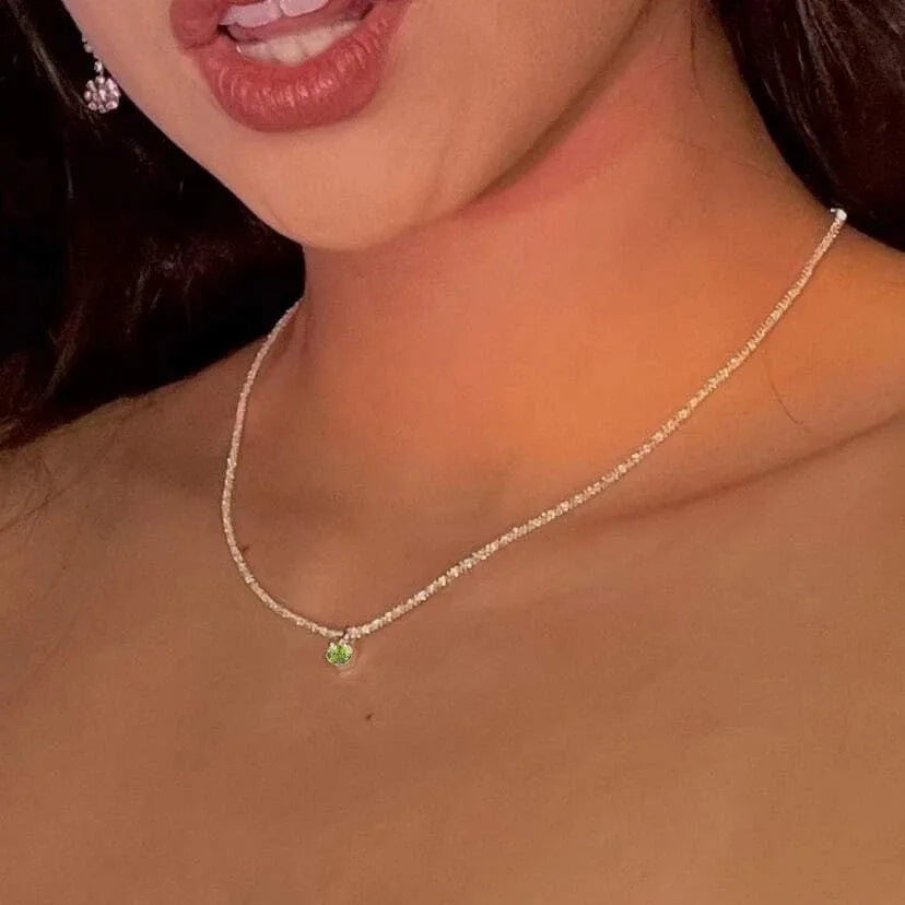 Silver Sparkling Necklace – A Trendy, Elegant Accessory to Shine in Every Occasion