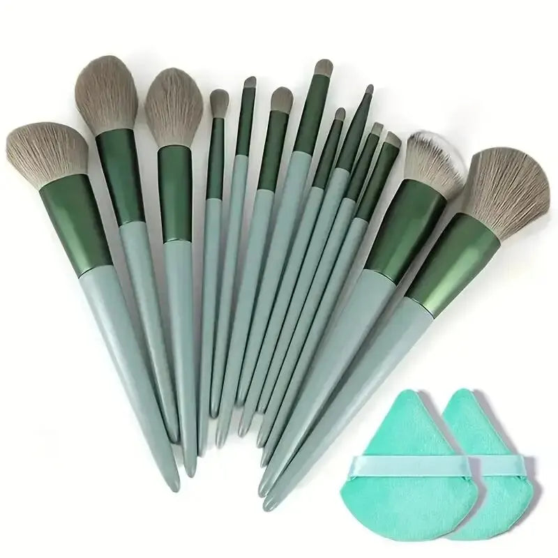 All-in-One Premium Brush Set – Perfect for Powder, Foundation, Eyeshadow & More