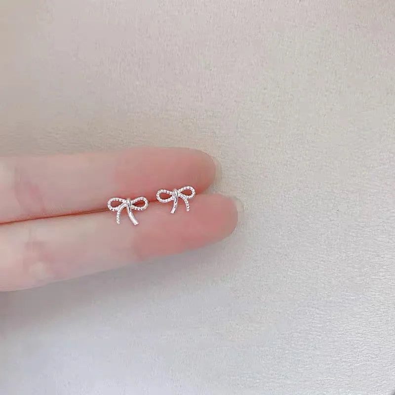Heart Stud Earrings: Minimalist and Hypoallergenic Silver Star Design – Perfect Daily Wear Jewelry Gift for Women and Girls