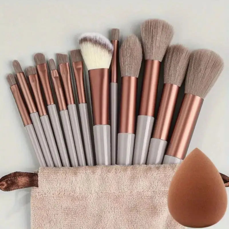 All-in-One Premium Brush Set – Perfect for Powder, Foundation, Eyeshadow & More
