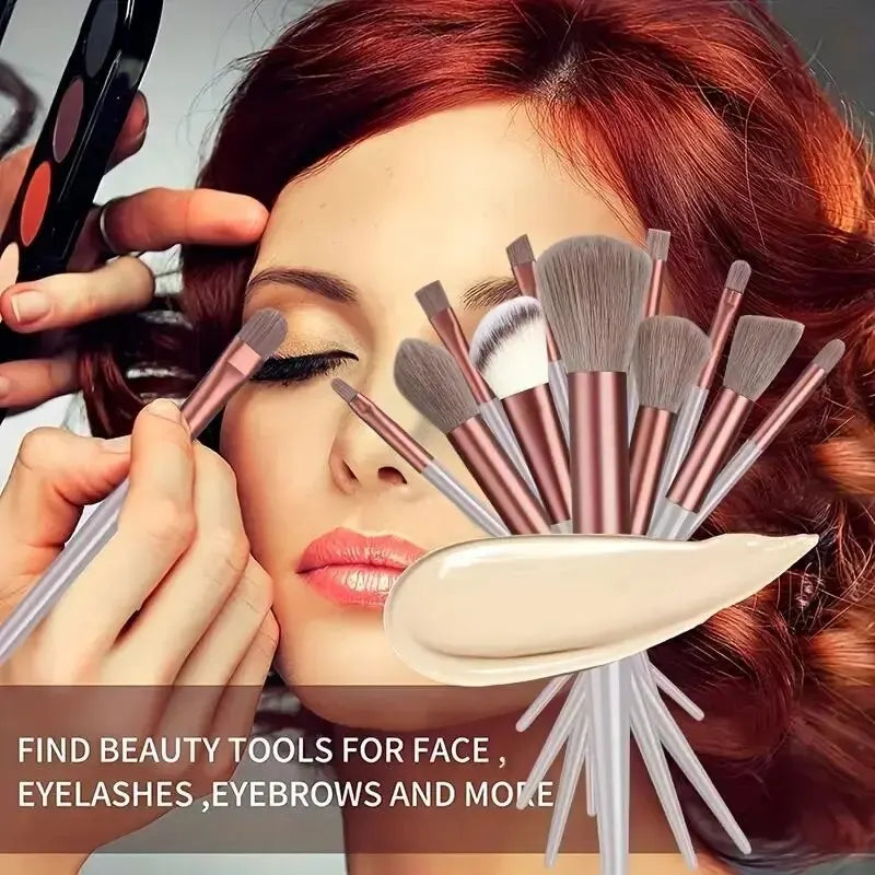 All-in-One Premium Brush Set – Perfect for Powder, Foundation, Eyeshadow & More