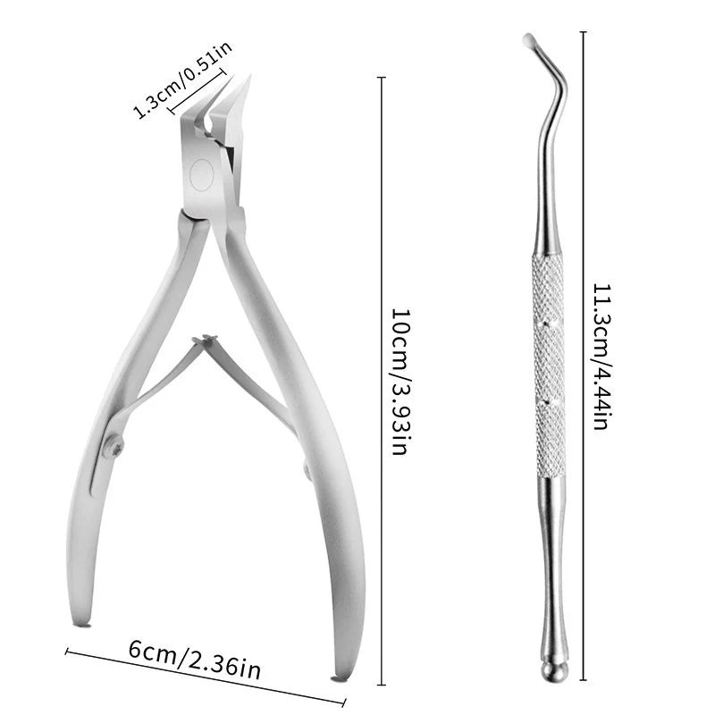 Professional Toenail Clipper for Ingrown and Thick Toenails - Medical-Grade Stainless Steel Tool