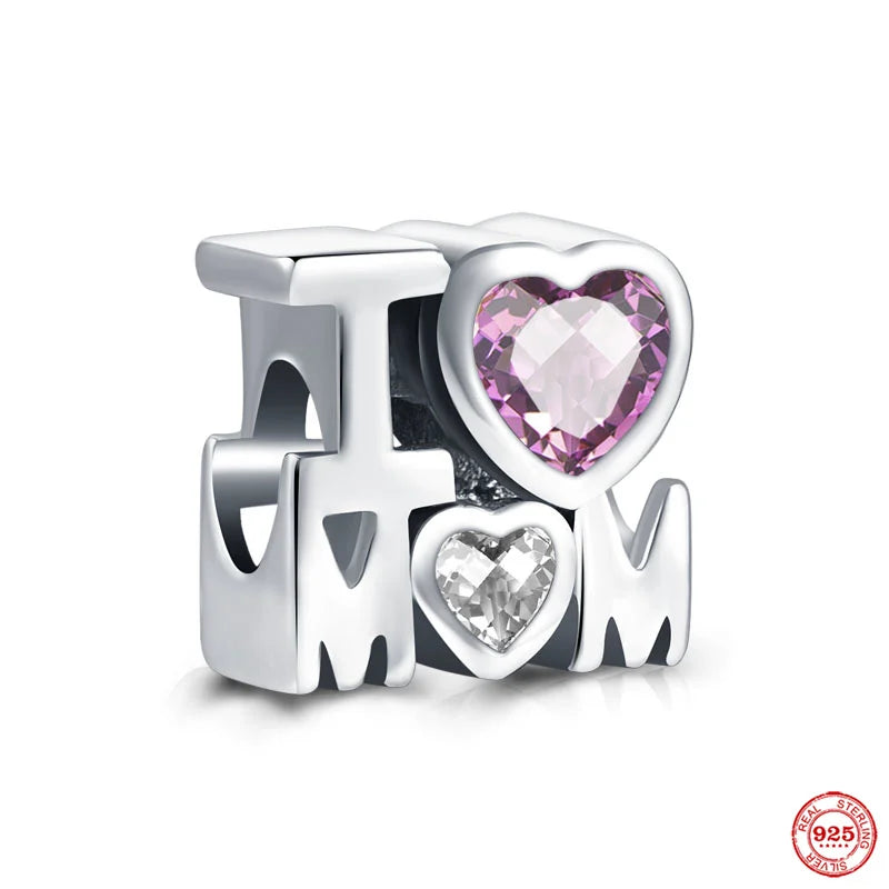 Accessories for bracelets made from 925 European silver, perfect for all family members and friends
