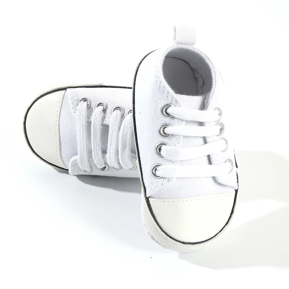 Chic Star-Print Baby Shoes – Stylish & Non-Slip for Early Walkers