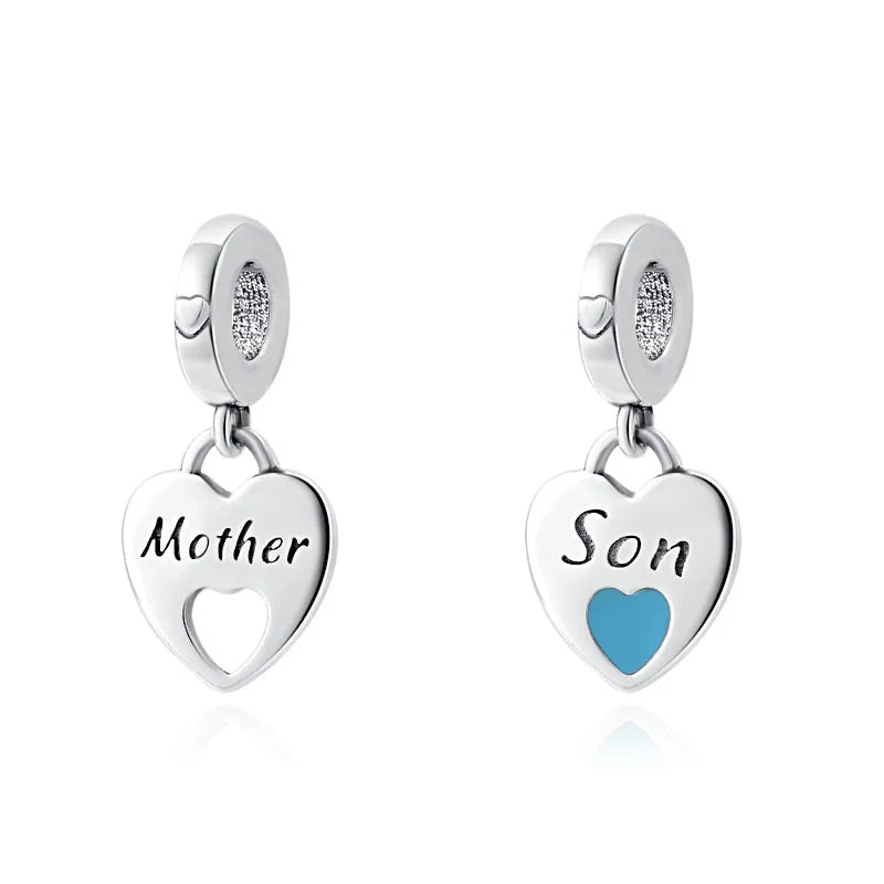 Accessories for bracelets made from 925 European silver, perfect for all family members and friends