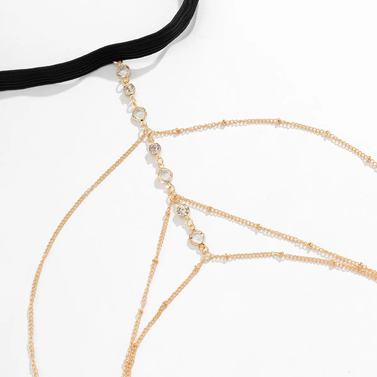 Bohemian Crystal Thigh Chain – Unique Summer Elegance with Sparkling Feminine Charm