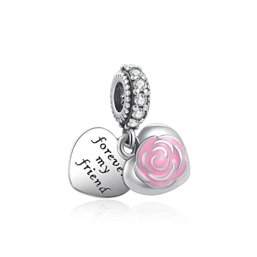 Accessories for bracelets made from 925 European silver, perfect for all family members and friends